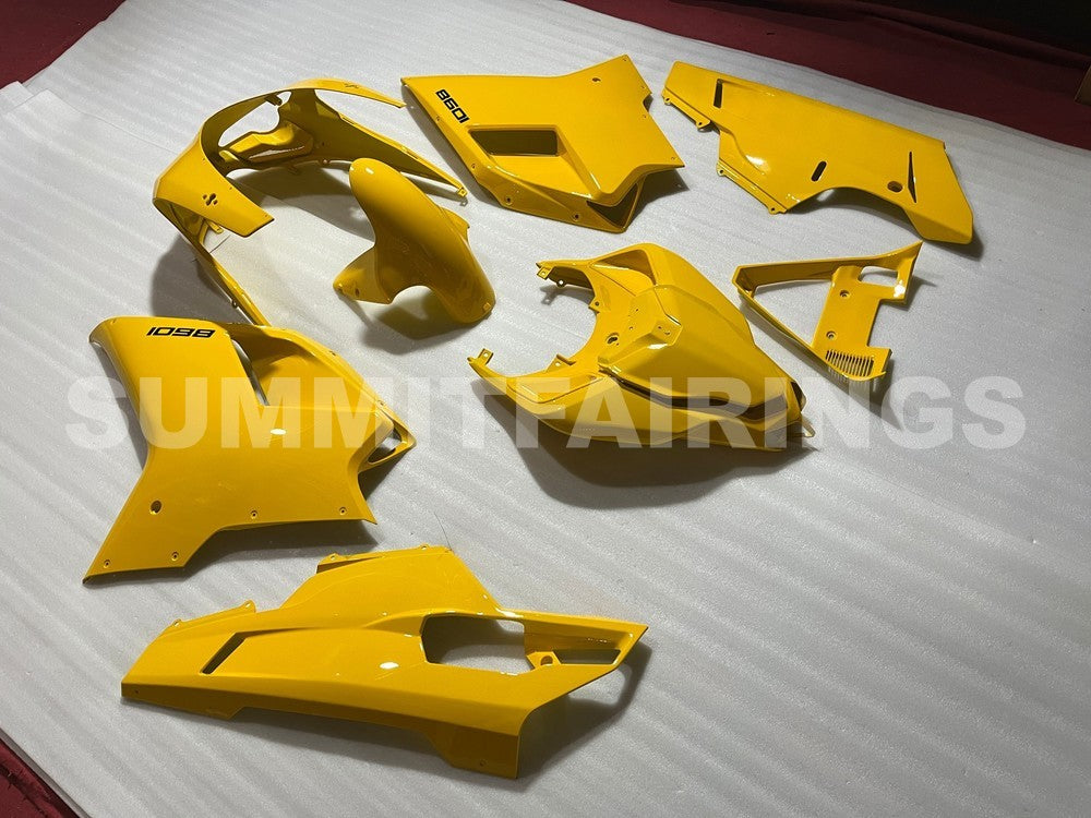 Fairings For Ducati 1098 1198 848 Yellow Gold 1098 (2007-2011)