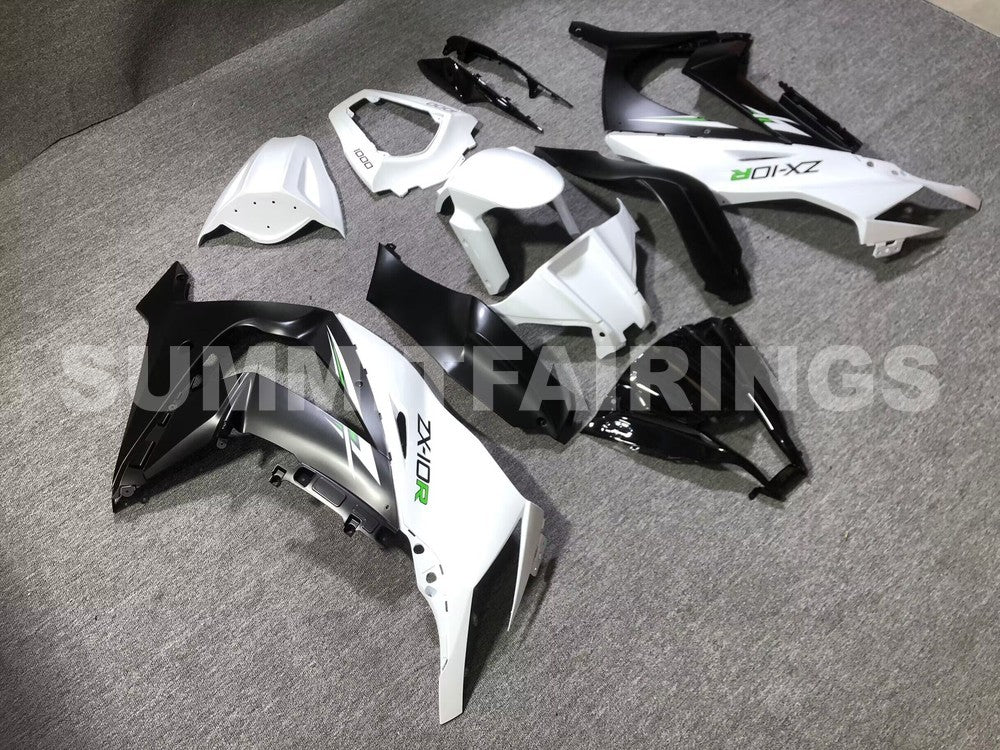 Fairings For Plastics Kawasaki ZX10R Ninja White Black ZX10R (2011-2015)