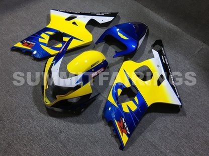 Fairings For Suzuki GSX-R600 / 750, 2004-2005 - Yellow, White & Blue