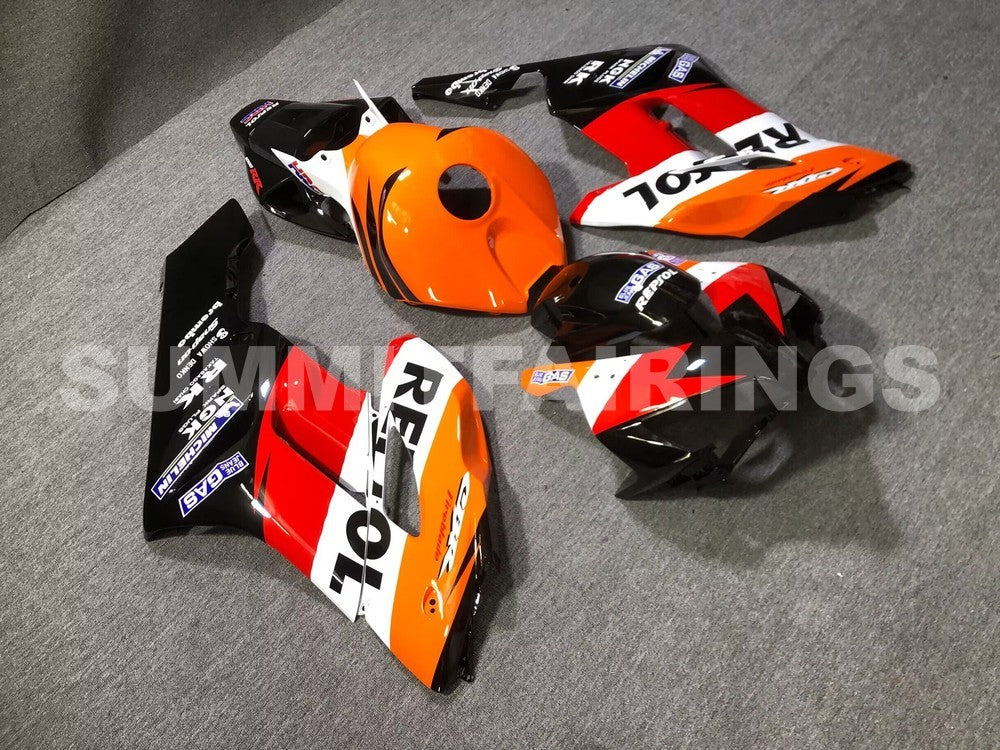 Fairings For Honda CBR 1000 RR, 2004-2005 - Black & Orange