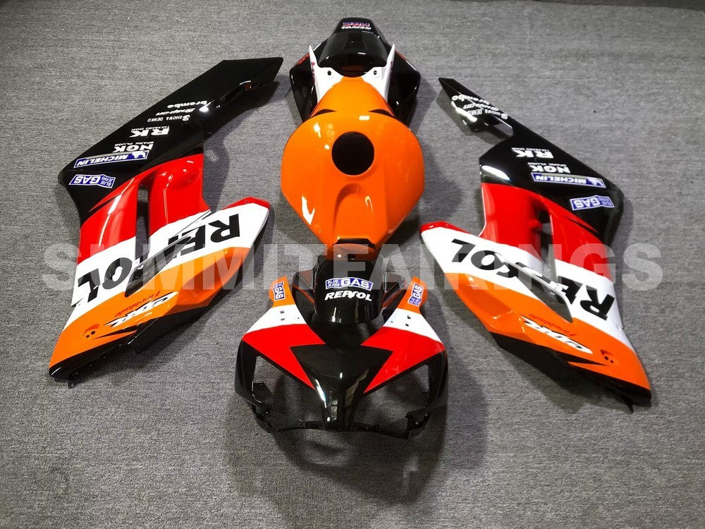 Fairings For Honda CBR 1000 RR, 2004-2005 - Black & Orange