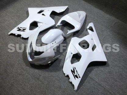 Fairings For Suzuki GSXR 600 750 White Metallic GSXR (2004-2005)