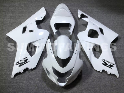 Fairings For Suzuki GSXR 600 750 White Metallic GSXR (2004-2005)