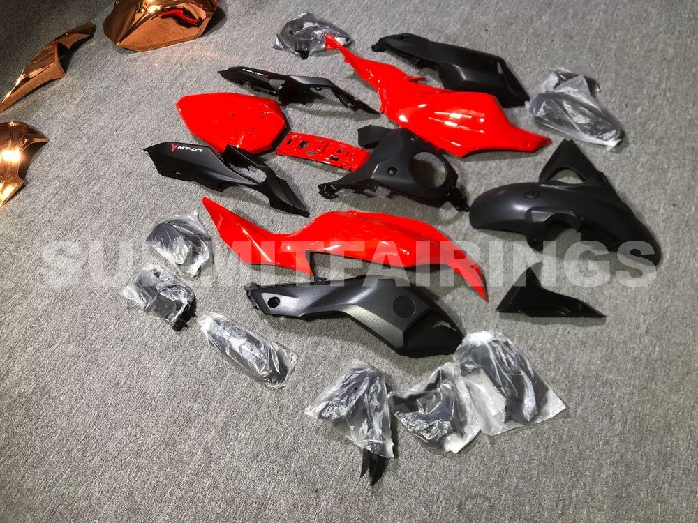 Fairings For Yamaha MT-07 2012-2017 Black Red
