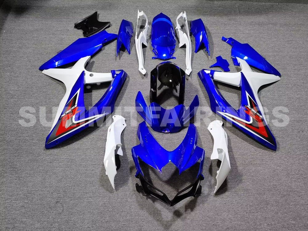 Fairings For Suzuki GSX-R600 / 750, 2008-2010 - Blue & White