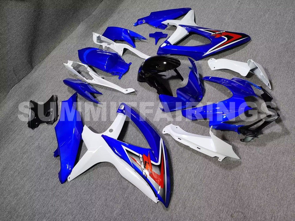 Fairings For Suzuki GSX-R600 / 750, 2008-2010 - Blue & White