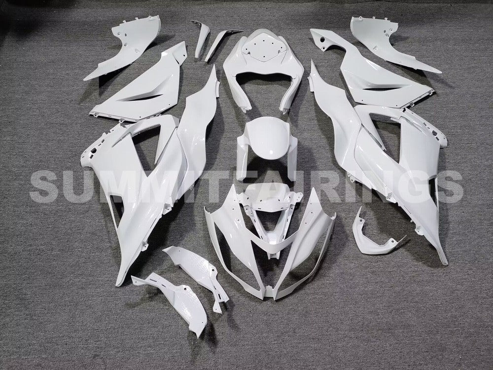 Fairings For Plastics Kawasaki ZX6R 636 White Ninja (2013