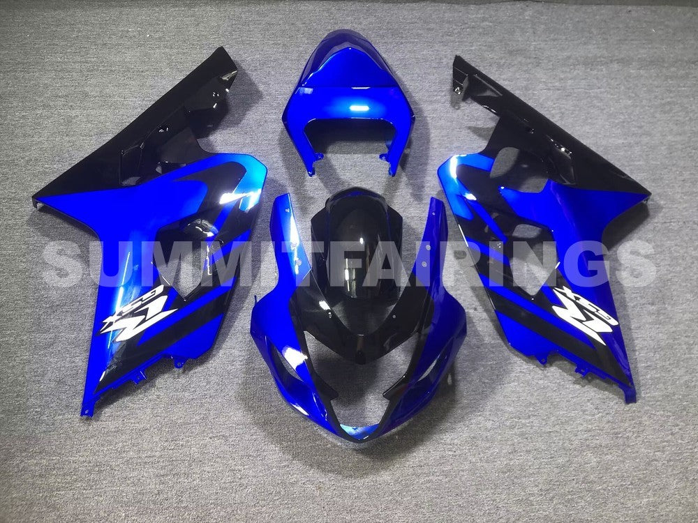 Fairings For Suzuki GSXR 600 750 Blue Black GSXR (2004-2005)