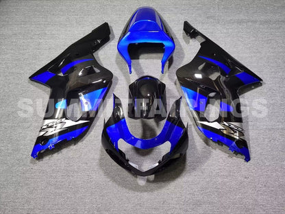 Fairings For Suzuki - GSXR600-750 K1 2001-2003 Blue Black