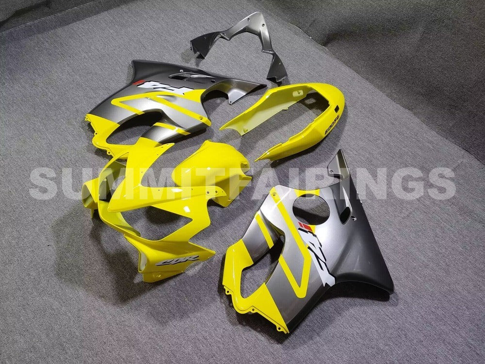 Fairings For Honda - CBR600F4i 04-07 Yellow Silver