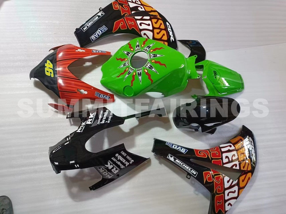 Fairings For Honda CBR1000 RR Black Green Valentino Rossi (2008-2011)