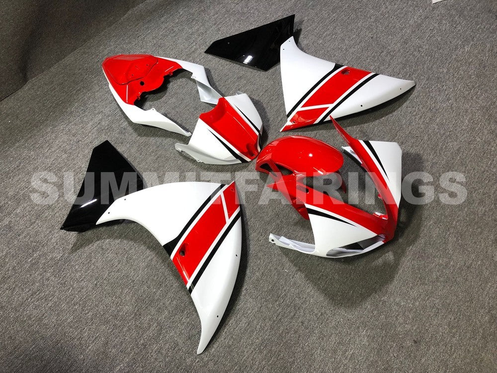 Fairings For Yamaha YZF-R1 White Red Black (2009-2012)