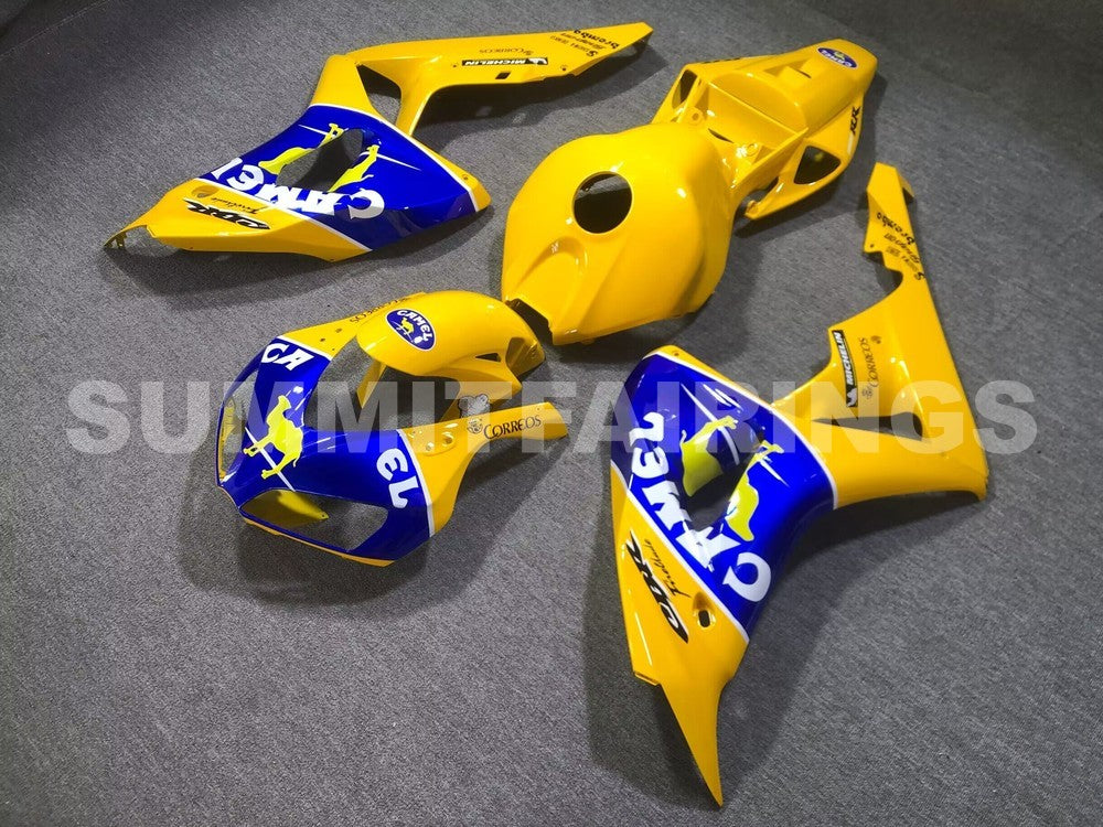 Fairings For Honda CBR 1000 RR Yellow Blue Camel (2006-2007)