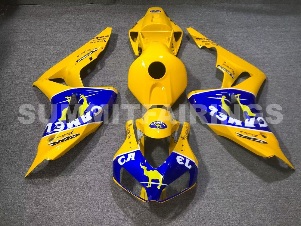Fairings For Honda CBR 1000 RR Yellow Blue Camel (2006-2007)