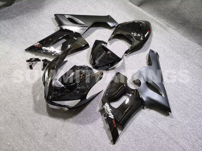 Fairings For Kawasaki ZX6R 636 Black ZX6R (2005-2006)