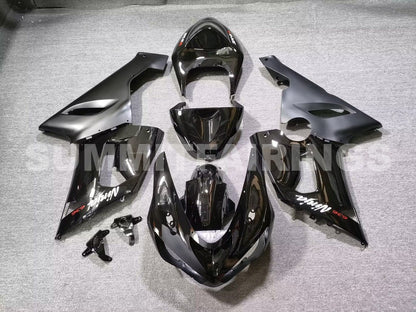 Fairings For Kawasaki ZX6R 636 Black ZX6R (2005-2006)