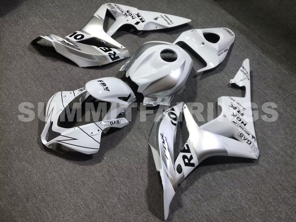 Fairings For Honda CBR 600 RR Silver & White Repsol (2007-2008)