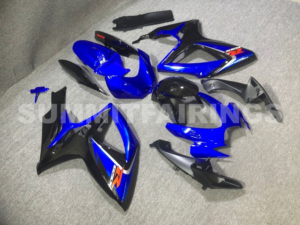 Fairings For Suzuki GSXR 600 750 (2006-2007) Blue Black
