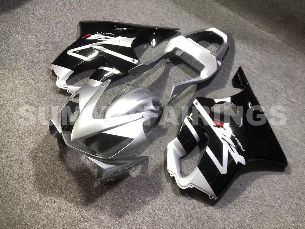 Fairings For Honda - CBR600F4i 01-03 Black Silver
