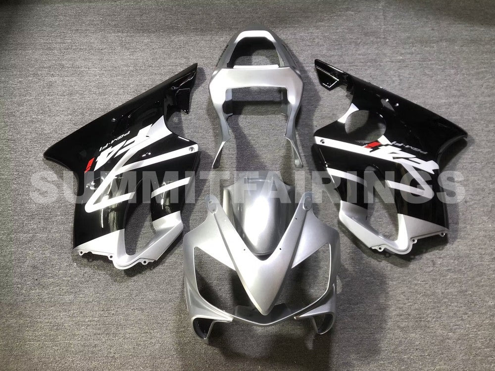 Fairings For Honda - CBR600F4i 01-03 Black Silver