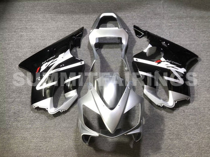 Fairings For Honda - CBR600F4i 01-03 Black Silver