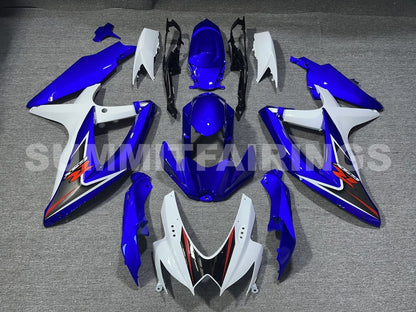 Fairings For Suzuki GSXR 600 750 White & Blue GSXR (2008-2009-2010)