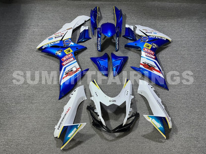Fairings For Plastics Suzuki GSXR600 GSXR750 K11 Blue White (2011-2021)