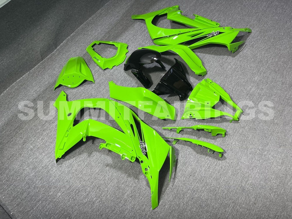 Fairings For Plastics Kawasaki ZX10R Ninja Green (2011-2015)