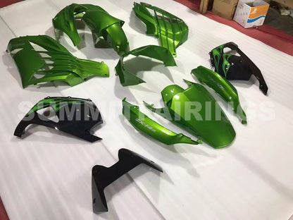 Fairings For Plastics Kawasaki ZX14R Ninja Green Flame (2012-2021)