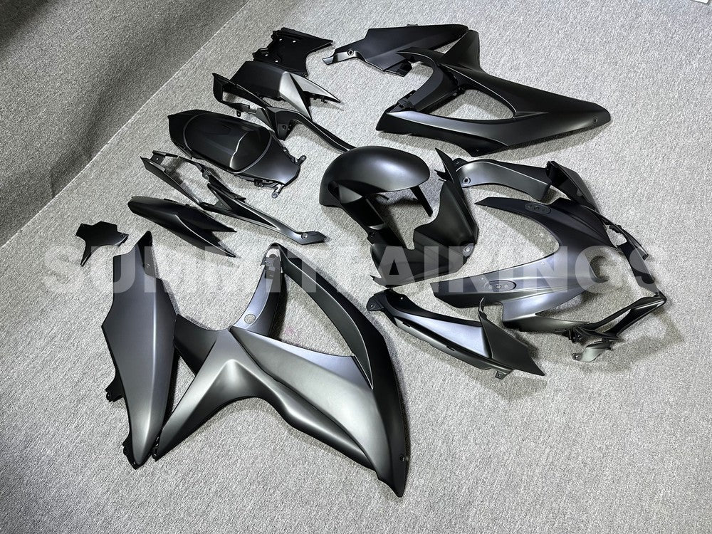 Fairings For Suzuki - GSXR600-750 K8 2008-2010 MATTE BLACK