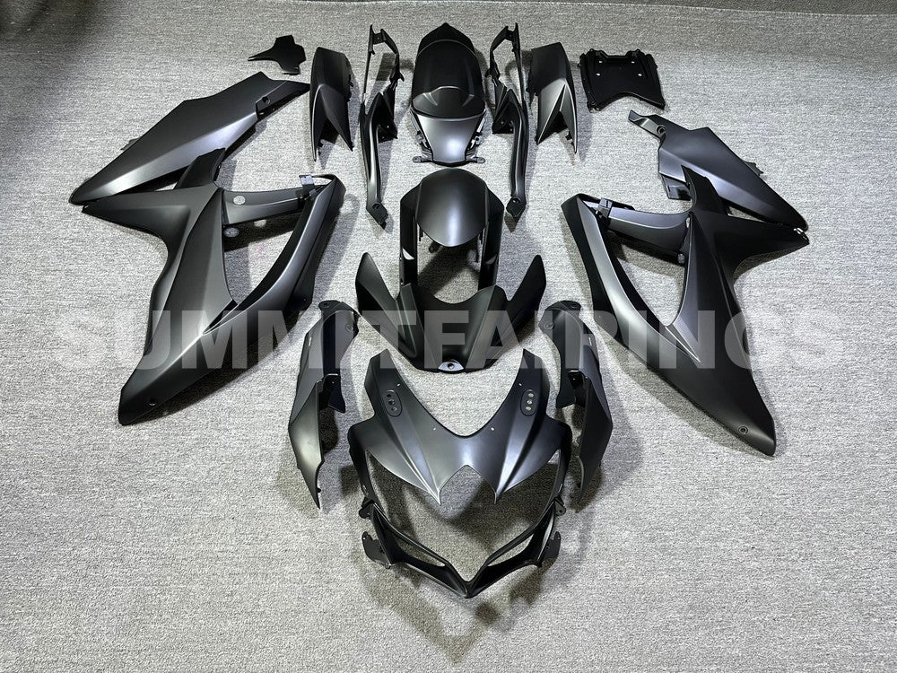 Fairings For Suzuki - GSXR600-750 K8 2008-2010 MATTE BLACK