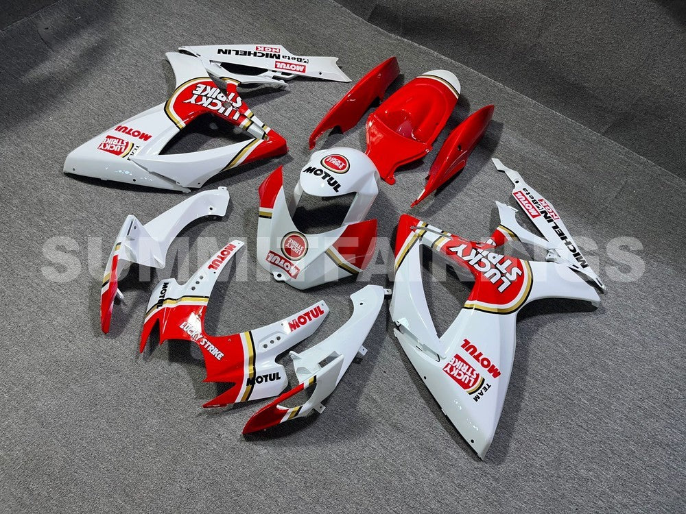Fairings For Suzuki GSXR 600 750 (2006-2007) White Red