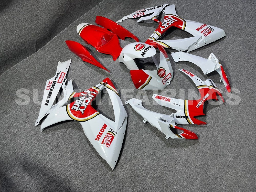 Fairings For Suzuki GSXR 600 750 (2006-2007) White Red