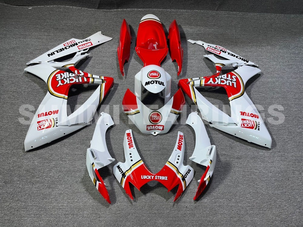 Fairings For Suzuki GSXR 600 750 (2006-2007) White Red