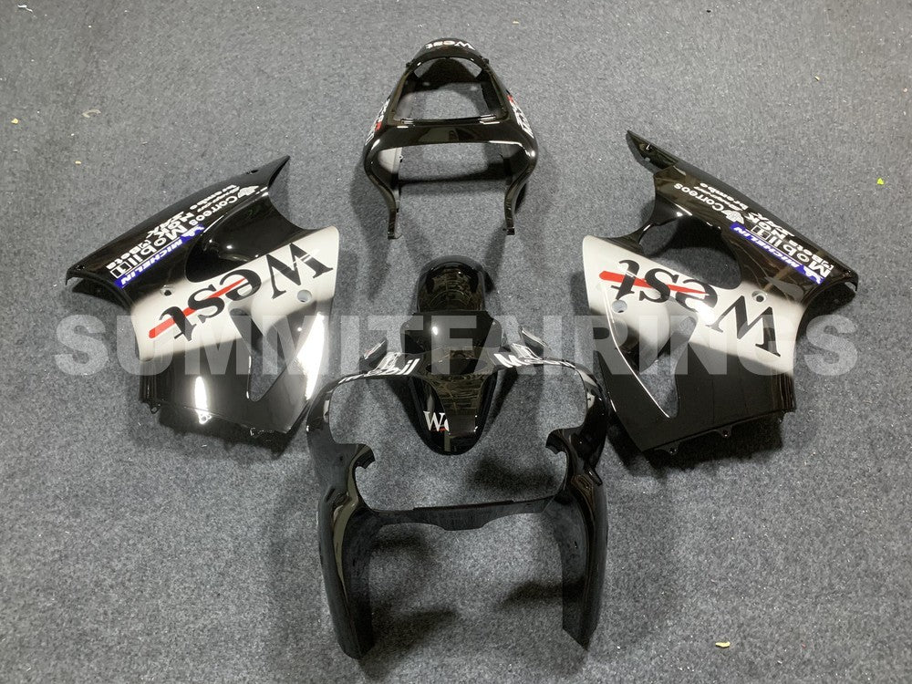 Fairings For Plastics Kawasaki ZX6R 636 Black West (2000-2002)