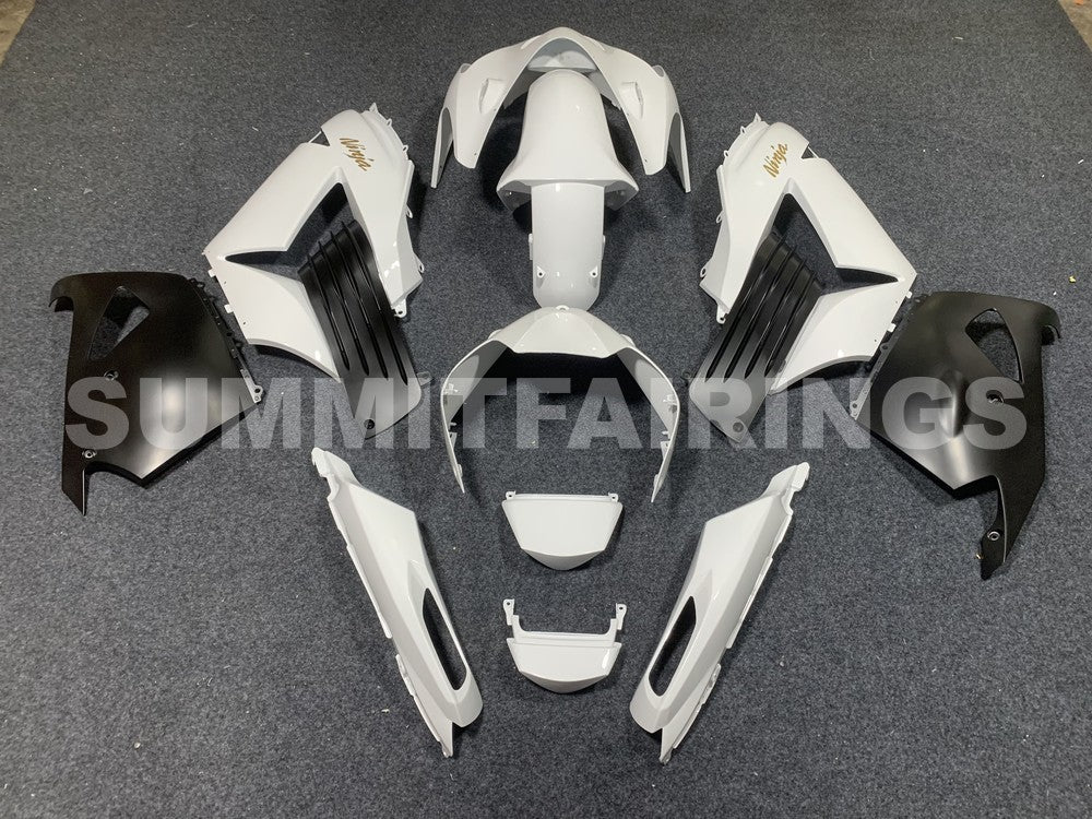Fairings For Kawasaki ZX-14R, 2006-2011 - White & Matte Black