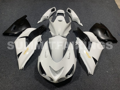 Fairings For Kawasaki ZX-14R, 2006-2011 - White & Matte Black