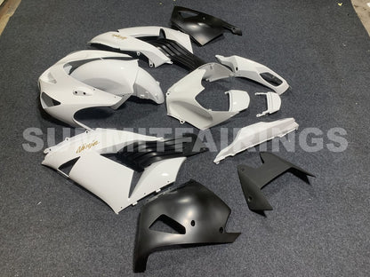 Fairings For Kawasaki ZX-14R, 2006-2011 - White & Matte Black