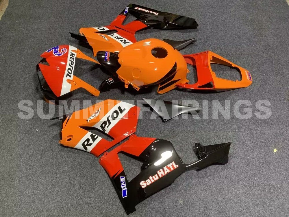 Fairings For Honda CBR 600 RR, 2013-2020 - Red, Orange & Black