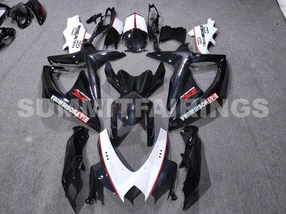 Fairings For Suzuki GSXR 600 750 Black White GSXR (2008-2009-2010)