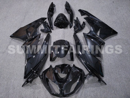2009-2012 Fairings For Kawasaki ZX6R ZX636 All Black Ninja