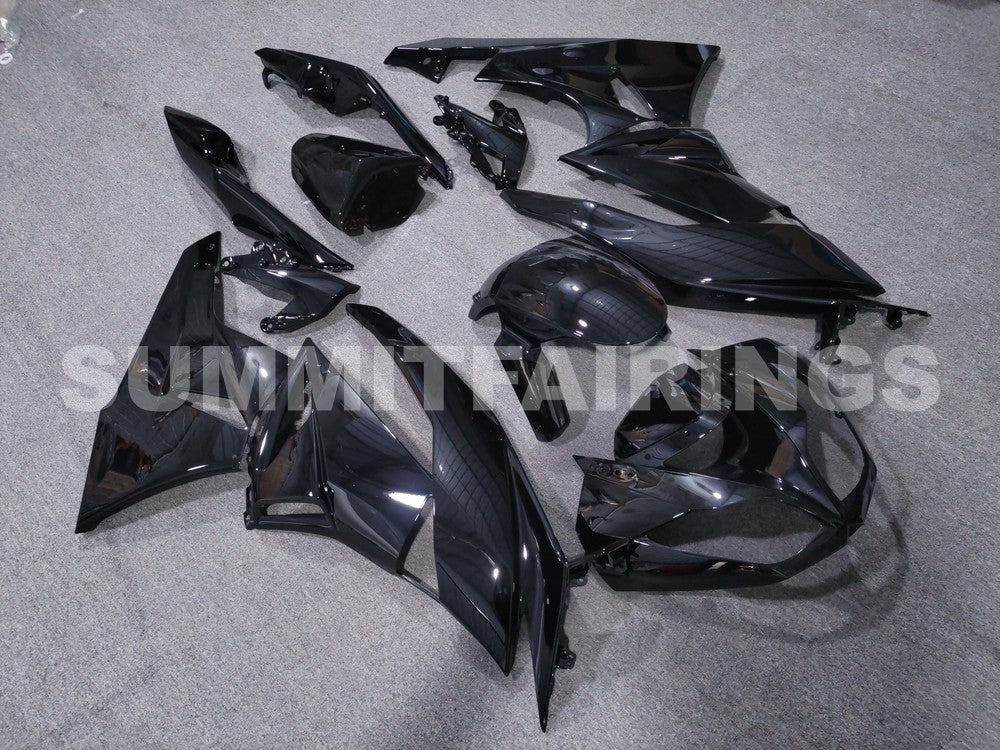 2009-2012 Fairings For Kawasaki ZX6R ZX636 All Black Ninja