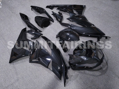 2009-2012 Fairings For Kawasaki ZX6R ZX636 All Black Ninja
