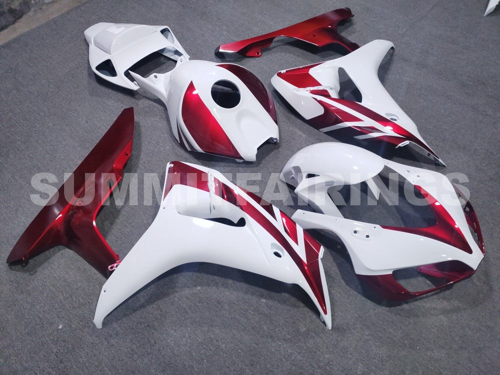 Fairings For Honda CBR 1000 RR White & Cherry Red Honda (2006-2007)