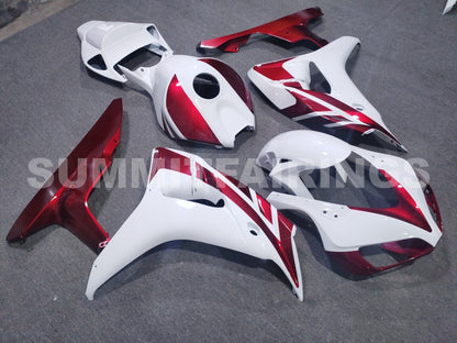 Fairings For Honda CBR 1000 RR White & Cherry Red Honda (2006-2007)