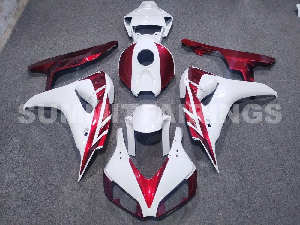 Fairings For Honda CBR 1000 RR White & Cherry Red Honda (2006-2007)