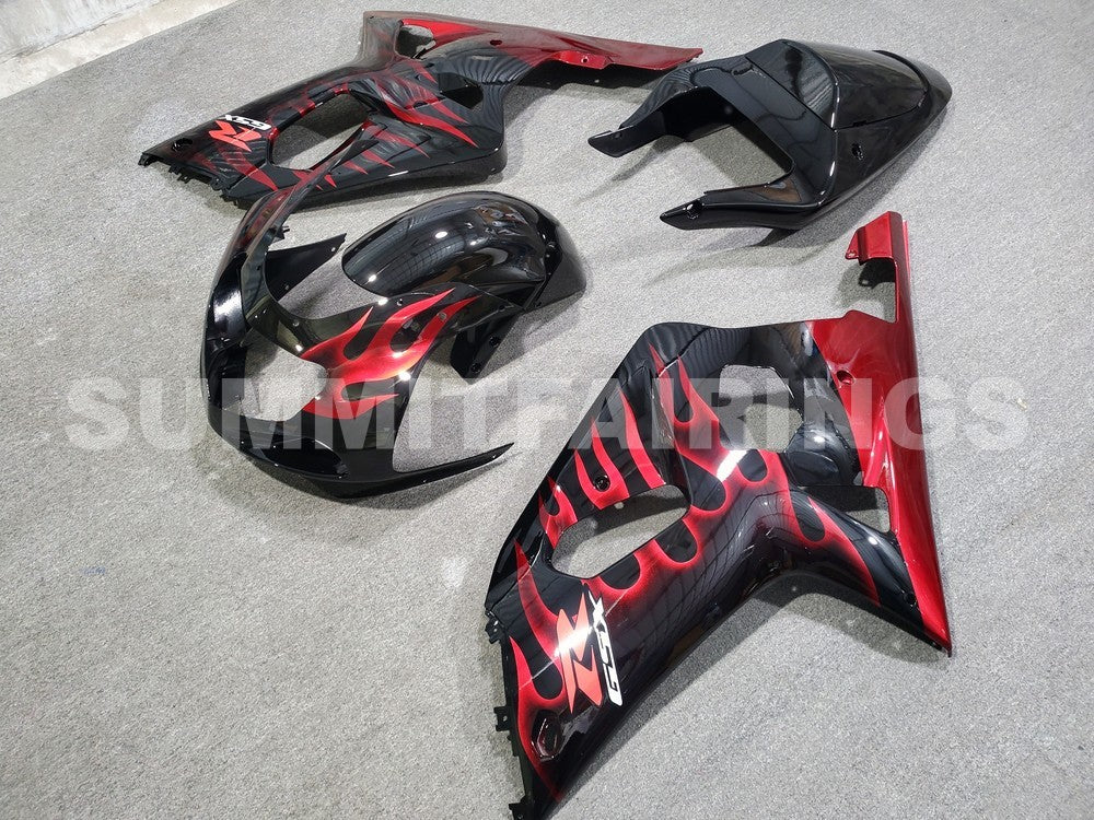 Fairings For Suzuki GSXR 1000 K1(2000-2002) Red Flame