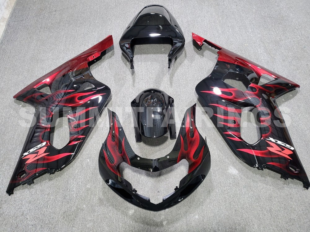 Fairings For Suzuki GSXR 1000 K1(2000-2002) Red Flame