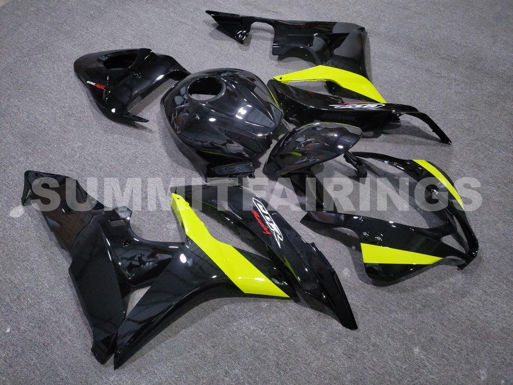 Fairings For Honda CBR600RR F5(2007-2008) Black Yellow