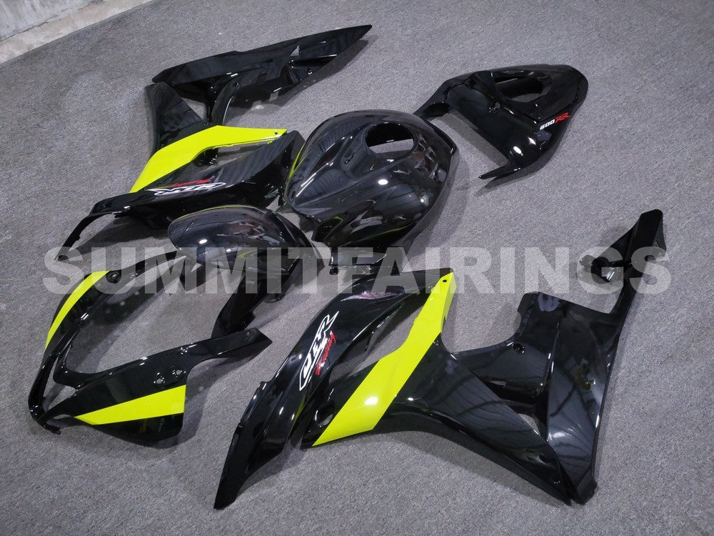 Fairings For Honda CBR600RR F5(2007-2008) Black Yellow